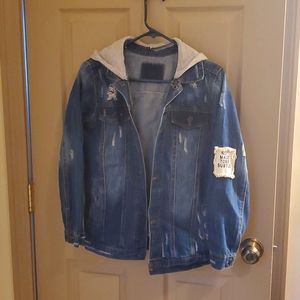 Girls Jean Jacket size L
